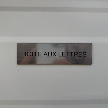 Étiquette de boîte aux lettres personnalisée