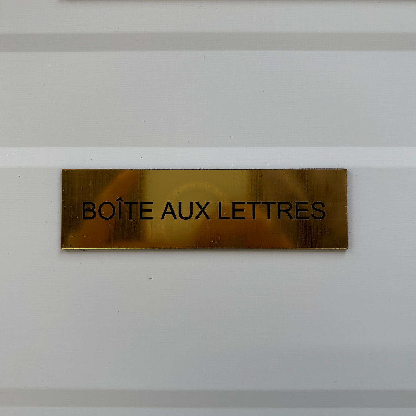 Étiquette de boîte aux lettres personnalisée