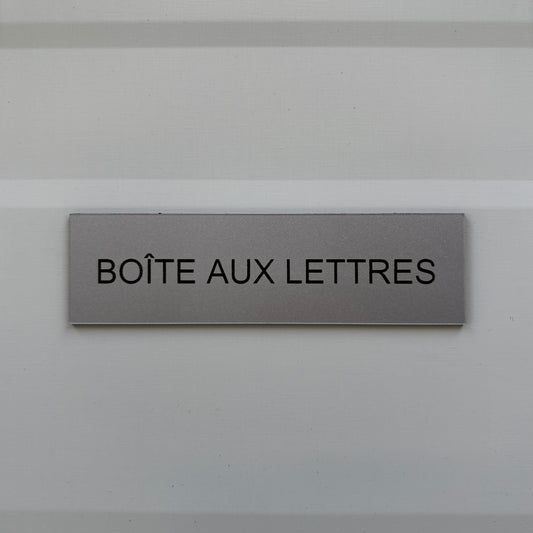 Étiquette de boîte aux lettres personnalisée