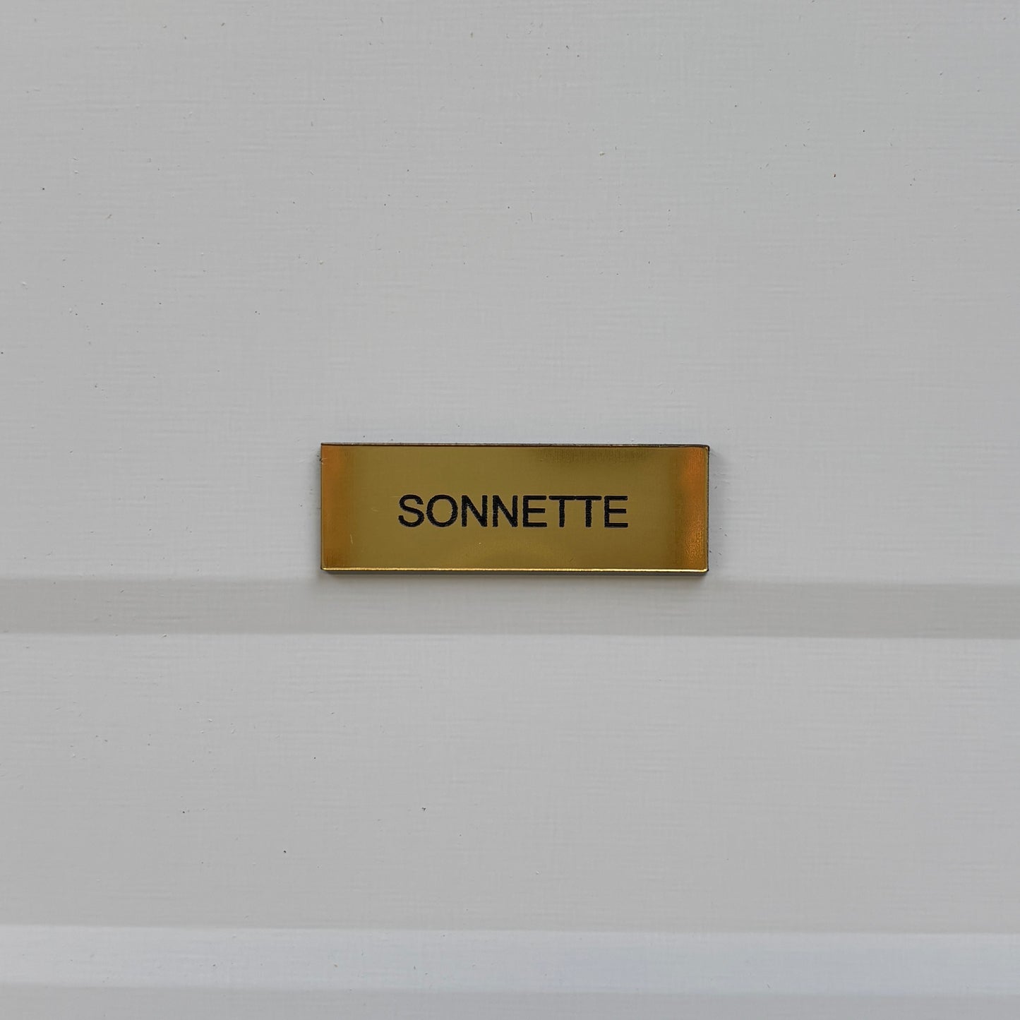 Étiquette de sonnette personnalisée